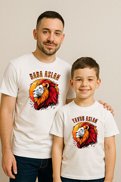 ErTaPassage Father Lion & Baby Lion Combination – Family T-Shirt