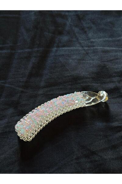 bijoux uniques KADIN MUZ TOKA TAŞLI RENKLİ TOPUZ TOKA İTHAL