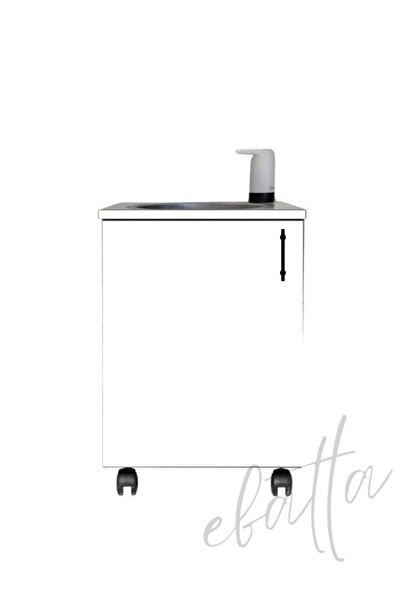 L8YZ Mobil Seyyar Lavabo Ünitesi Fizyoterapist Kreş Yeni Yönetmeliğe Uygun Şarjlı Model