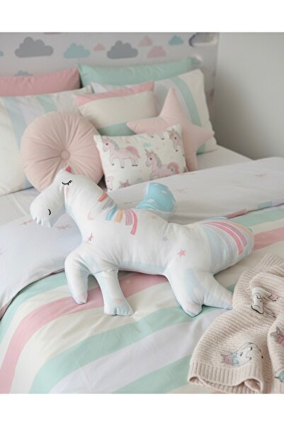 Kokoş İşler Unicorn Yastık