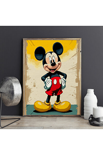 Pictorul Fericit Mickey - Pictură pe numere
