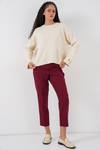 Hiccup Bdart Button Detailed Oversized Knitwear Sweater