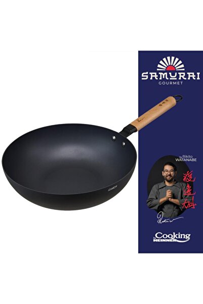Heinner Wok pan 32X9 Cm, Rikito Watanabe, Samurai Gourmet, Cooking By
