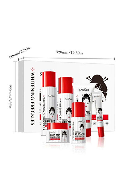 SADOER Kojic Acid – Gift set with 6 products to fade age spots and even out skin tone