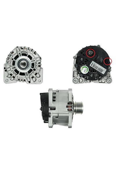 VALEO 150A 4KULAK ALTERNATÖR ŞARJ DİNAMOSU RENAULT CLİO-MEGANE-KANGOO 1.5 DİZ...