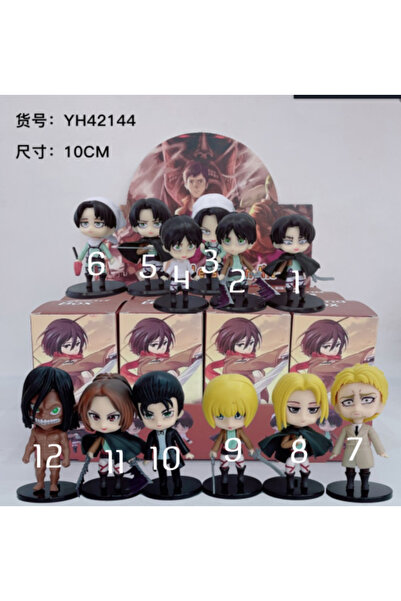 Disney figurines: Attack on Titan characters in a cute style