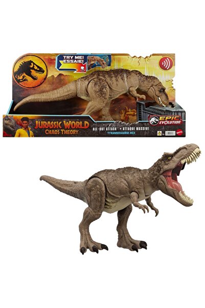 mattel HXF53 Jurassic World Saldırgan T-Rex Figürü