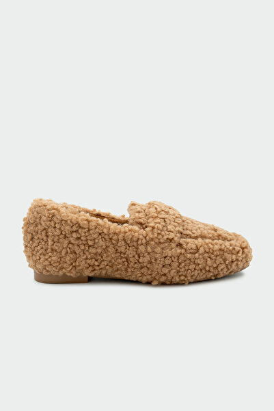 LAMİNTA Alfy Mink Women's Plush Home Slippers