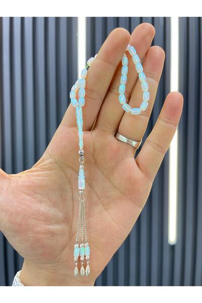 AHMET SİLVER 925 Ayar Gümüş Püsküllü Orjinal Opal Taşı