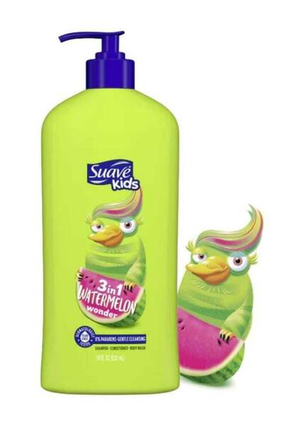 Suave Kids Watermelon Wonder 3-in-1 Shampoo Conditioner Body Wash 532 ML