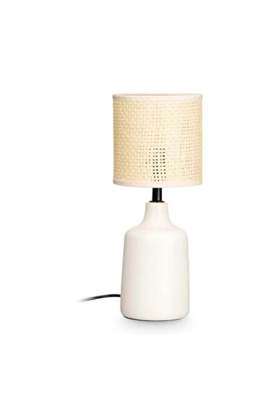 OEM Tall round table lamp, off-white color, modern design