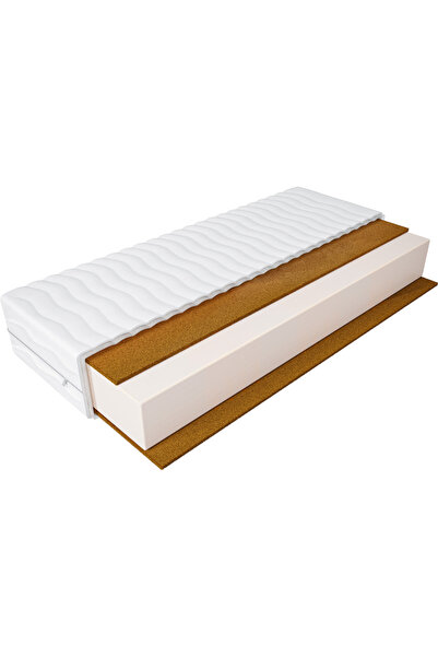 Royal Air Konfort Mattress, 2x Coconut Fiber 120x60x10 cm, 100% Removable, Antibacterial and Washable Cover