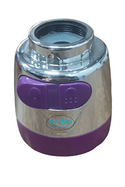 BULİTRA Su Armatürleri New 22mm Faucet Nozzle Aerator Bubbler Sprayer Water Saving Tap Filter Two Modes Purple