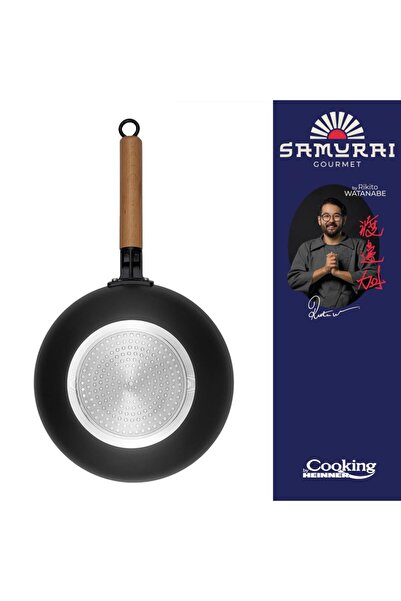 Heinner Tigaie Wok Aluminiu + Capac 28X8 Cm, Rikito Watanabe, Samurai Gourmet, Cooking By