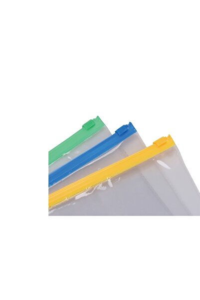 Centrum Pungi plastic ziplock, 240 x 180 mm, transparent, diverse culori,
