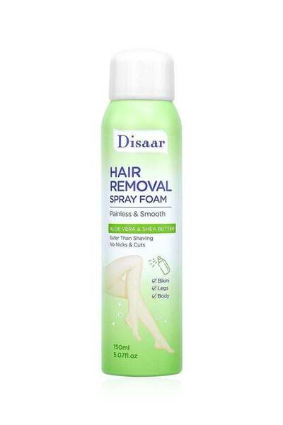 Disaar Hair Removal Spray Foam Painless And Smooth Aloe Vera And Shea Butter ...