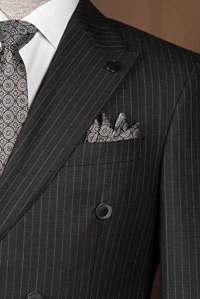 Terzi Ayhan Classics Double Breasted Striped Suit