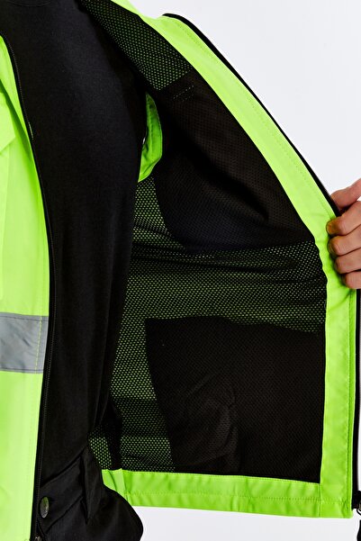 Uniprom Engineer Vest Executive Warning Vest Nora Model Reflective Neon Green