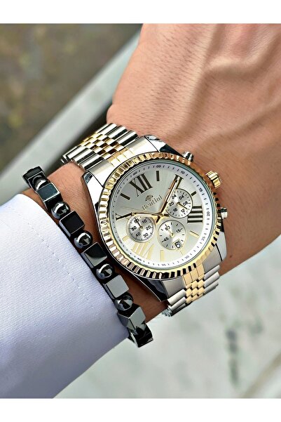 Bentini Men's Wrist Watch – Functional, Steel Band, Waterproof, 2-Year Warranty