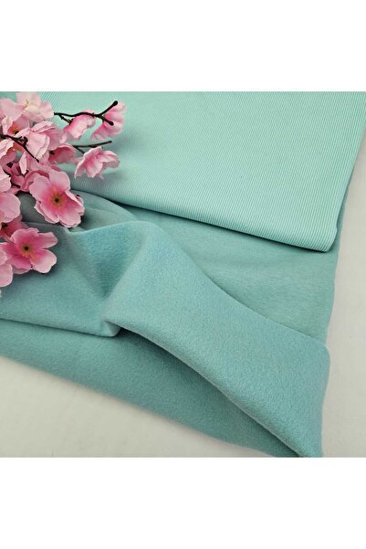 Kaf Kumaş Aqua Sweatshirt Dikimi için Hazır Set: 180x180 cm Üç İplik Şardonlu...
