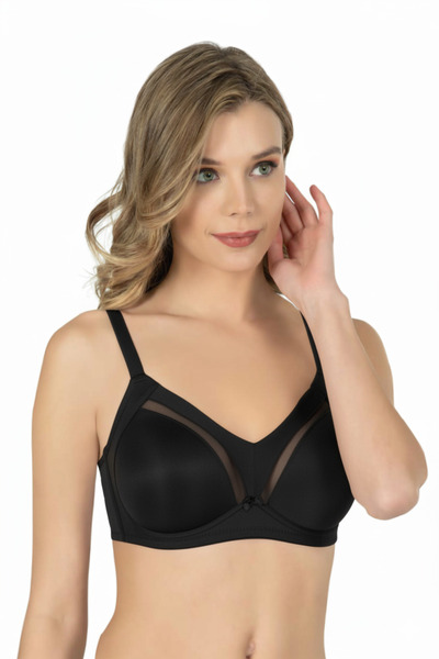 Le Jardin 9125 Almira Soft Cup Unpadded Bra Black