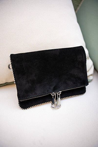 LAMİNTA Etre Black Genuine Leather Crossbody Bag