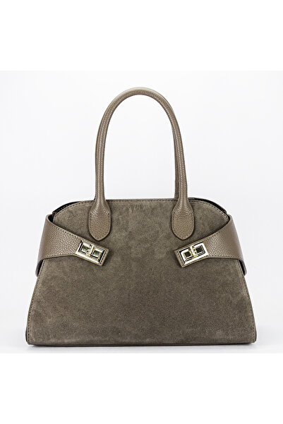 SOFILINE Geantă din piele naturală maro taupe 1895 130