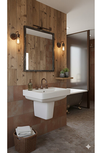Stilvit Mega Vega 35*45 Lavabo ve Yarım Ayak