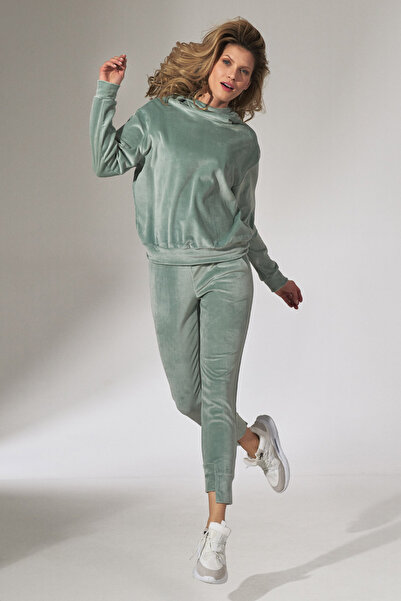 Figl Women's mint velvet track pants M746 size S