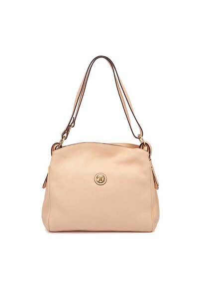 Tergan Nude Hakiki Deri Kadın Omuz Çantası - S25Y1BC79450-T6A