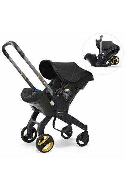 Generic 4-in-1 Car Seat Stroller - Black with Gift Bag