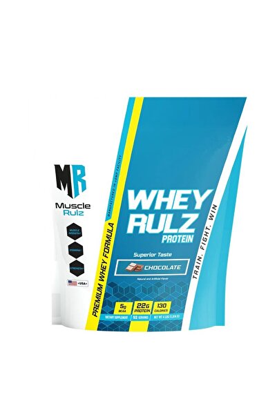 Muscle Rulz واي رولز، 22 غرام بروتين، 4 أرطال، شوكولاتة، 52 حصة