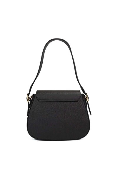 Posete Fagaras Pauline Leather Purse - Black, Casual Bag Made of Genuine Leather, Handbag, Bags