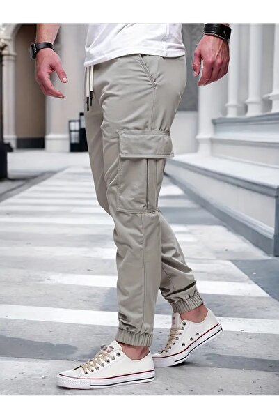 SERAZAT Men's Cargo Pocket Pack Pants Cotton Stretch Fabric Cargo Pants