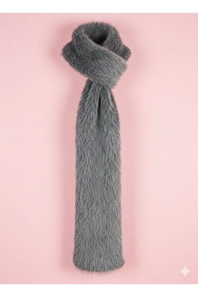 Bu Senin Kadın Kürklü Uzun Atkı