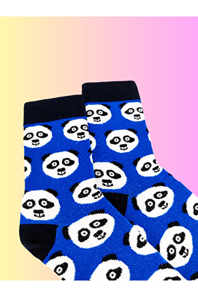 Shuttle Park Special Series Happy Colorful Kung Fu Panda Patterned Socks Fun Comfortable Stylish Design Style Socks