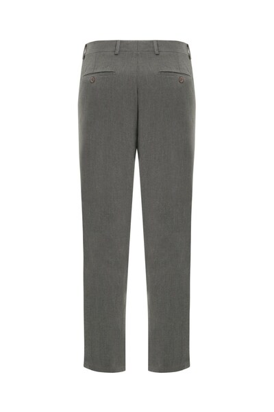 Plus Scorpion Men's Fabric Trousers Slim Fit – Black, Navy Blue, Beige, Light Grey, Anthracite, Mink – Flexible Comfortable Classic