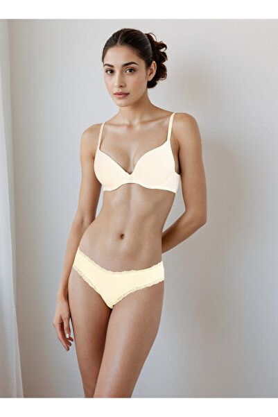 FAV Bikini Briefs with Lace Trim