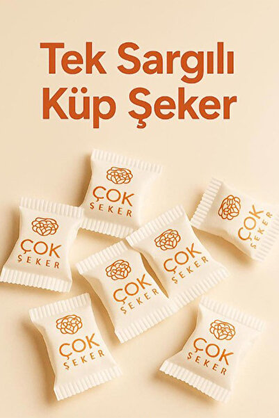 çok şeker Sargılı Küp Şeker 5 Kg