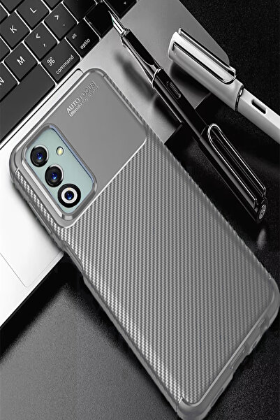 Nezih Case Oppo A5 (2025) Uyumlu Kamera Korumalı Karbon Tasarım Koruyucu Lüx ...