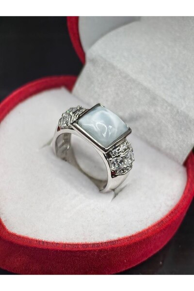 argint 925 INEL PIATRA NATURALA LARIMAR 2