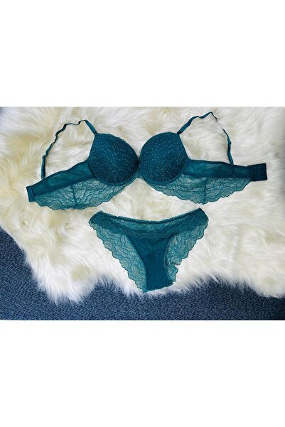 Elora Set sutien și chiloți cu susținere din dantelă