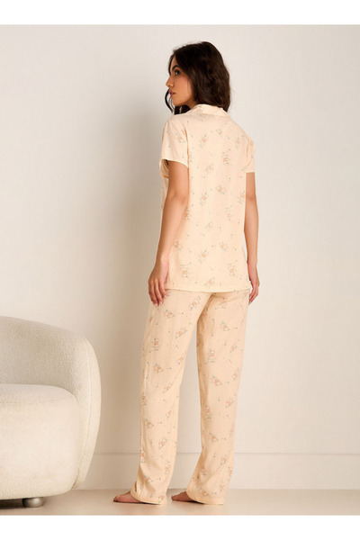 FAV Winnie The Pooh Print Viscose Pyjama Set