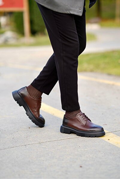 Ahmed Hamdi Bey Walter Brown Men's Leather Shoes