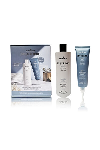 MEDAVITA Kit Antisebum - Sampon Antisebum 400ml si Rebalance Hair and Scalp C...