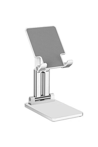 QttvbTna Tablet Stand, Adjustable 45°, Aluminum, 10x10x19 cm