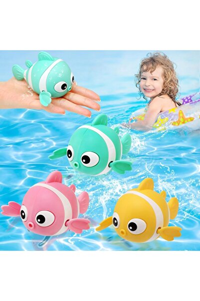 EXCEFORE ألعاب حمام للأطفال من عمر سنة إلى ثلاث سنوات — سمكة المهرج العائمة ا...