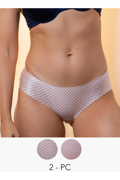 Aadaraya Hipster Briefs with Assorted Prints - Set of 2