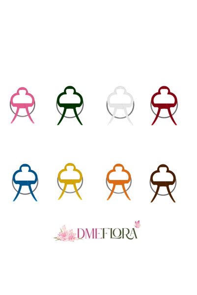 DmeFlora Bitki Bağlama Destek Mandalı Pembe 10 Adet Küçük Boy