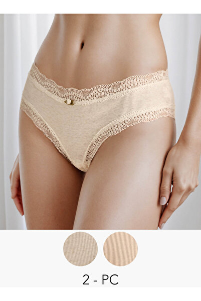 FAV Set of 2 - Cheekster Briefs with Lace Trim